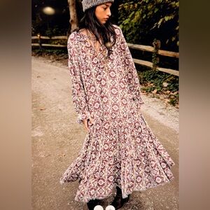 Free people feeling groovy maxi dress